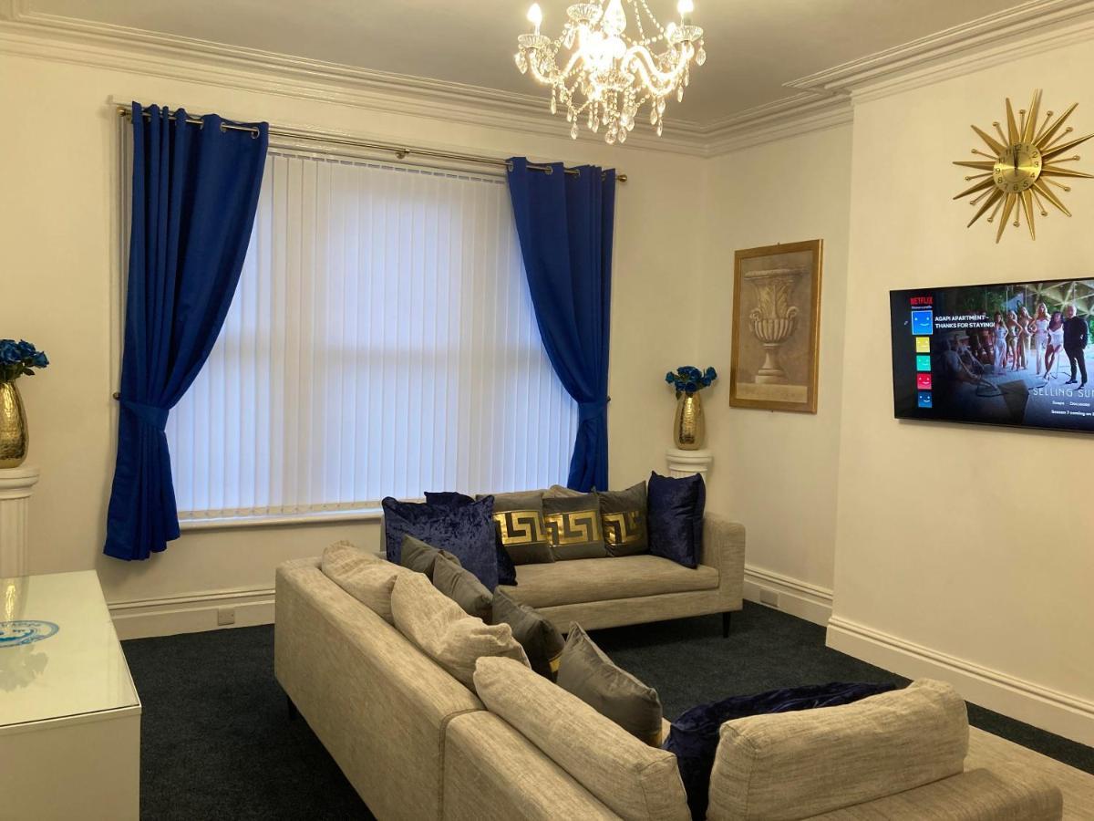 Agapi Apartment - Sea View Sleeps Ten Blackpool Extérieur photo